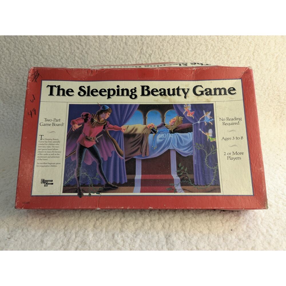 The Sleeping‎ Beauty Game 1990 University Games Rare Vintage Complete